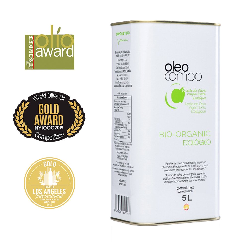 5 L Bio Olivenöl aus Picual Oliven Extra Nativ von Oleo Campo
